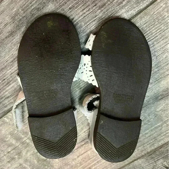 Small steps vintage strap eyelet leather toddler sandal - Picture 3 of 7